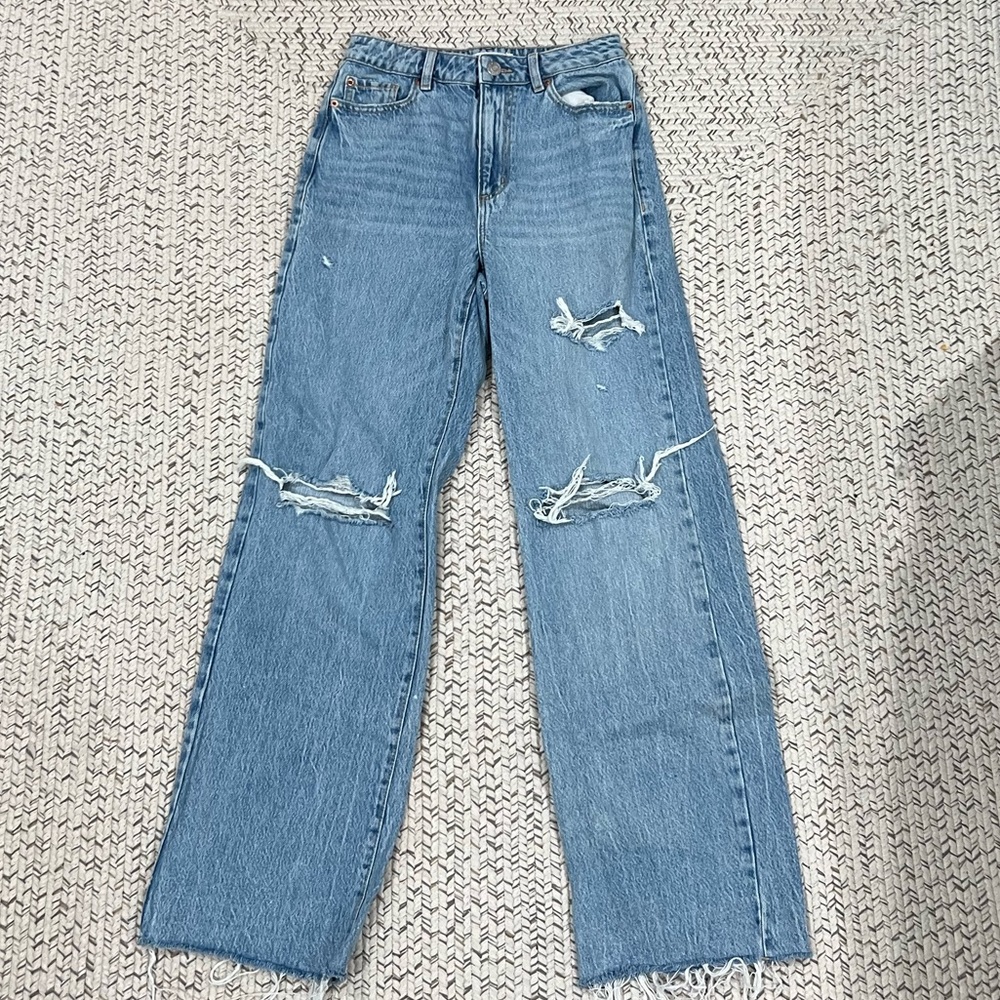 garage wide leg jeans